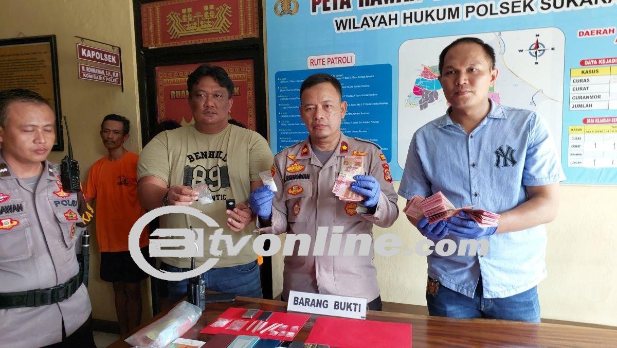 Razia Narkoba: Empat Tersangka Diamankan di Bandarlampung, Sabu dan Barang Bukti Besar Disita
