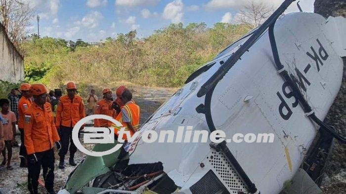 Helikopter Wisata Jatuh di Bali, KNKT Ungkap Tak Ada Black Box