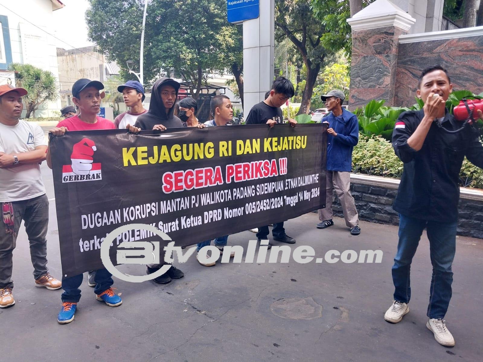 Gerakan Rakyat Berantas Korupsi Desak Kejagung Periksa Dugaan Korupsi Mantan PJ Wali Kota Padang Sidempuan