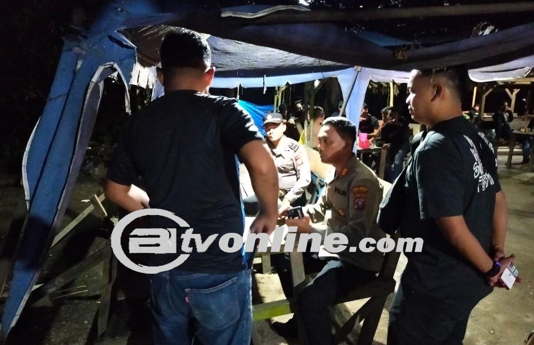 Patroli Gabungan Polsek Indrapura Antisipasi Gangguan Kamtibmas