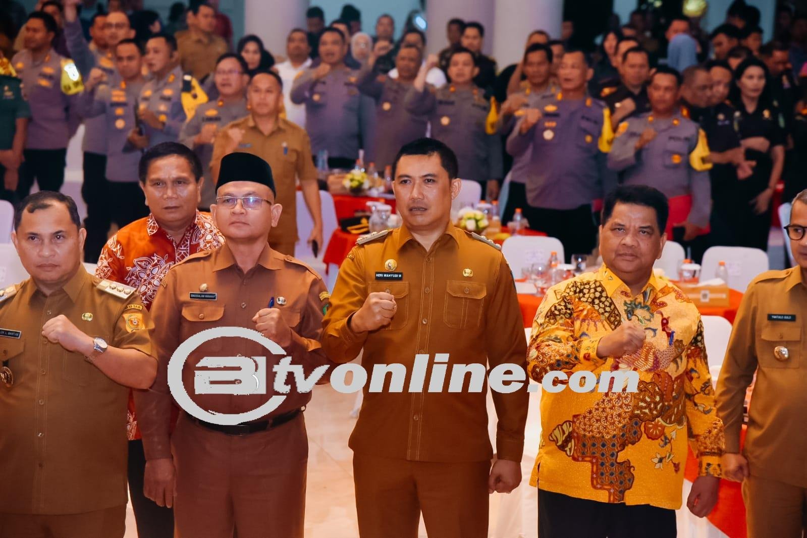 Pj. Bupati Heri Wahyudi Hadiri Rakor Kepala Daerah dan Forkopimda se – Sumut