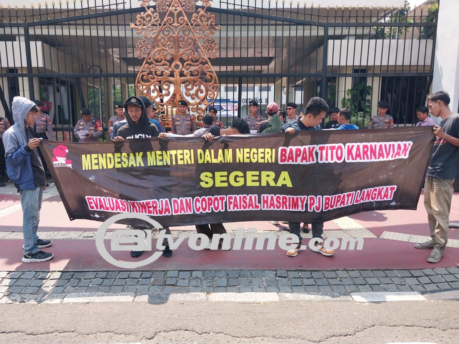 Gerakan Rakyat Berantas Korupsi (Gerbrak) Minta Tito Karnavian Evaluasi Kinerja Serta Mengganti Faisal Hasrimy Sebagai Pj. Bupati Langkat!