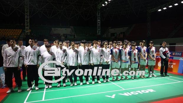 Zhang Zhi Jie Meninggal, Para Atlet-Kru Kejuaraan Asia Mengheningkan Cipta