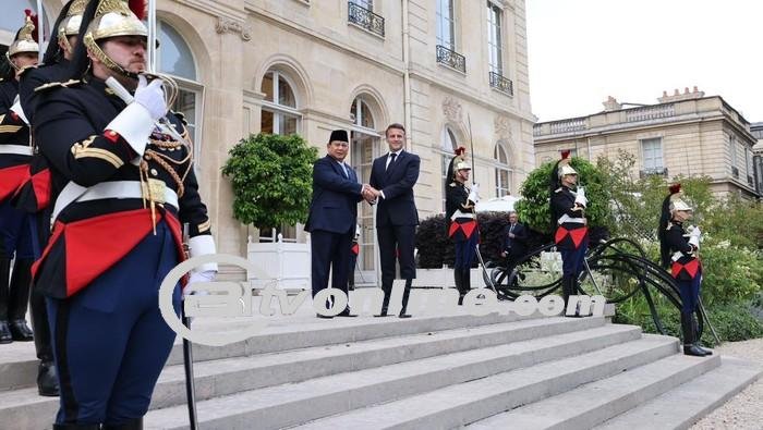 Prabowo Subianto Bertemu Presiden Prancis Emmanuel Macron, Menjelang Olimpiade Paris 2024