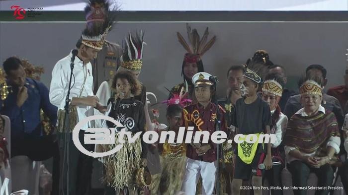Tak Ada Pidato di Hari Anak Nasional 2024, Jokowi Pilih Bermain Bersama Anak-Anak di Papua
