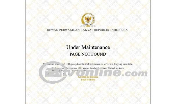 Situs Resmi DPR RI Tidak Dapat Diakses: Apakah Ada Hubungan Dengan Pembatalan Pengesahan Revisi UU Pilkada?