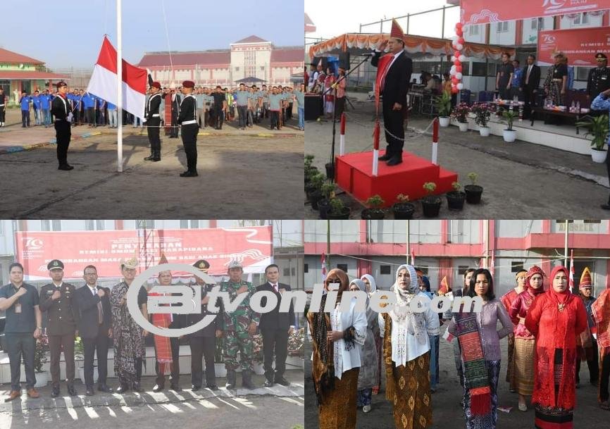 Bupati Humbahas Pimpin Upacara Pemberian Remisi Dalam Rangka HUT Ke-79 Kemerdekaan RI