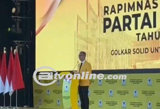 Agus Gumiwang Resmi Buka Rapat Pimpinan Nasional Golkar, Menyambut Musyawarah Nasional XI