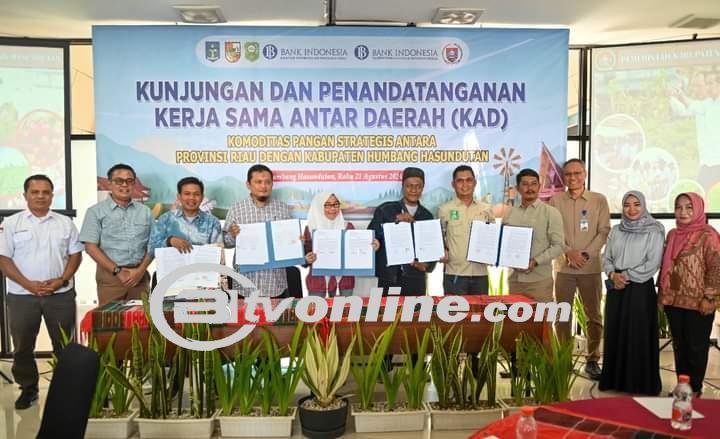TPID Provinsi Riau Jalin Kerjasama Perdagangan Dengan Kabupaten Humbahas