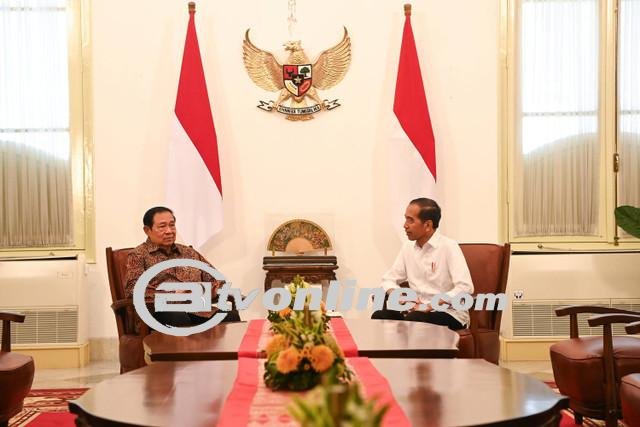 SBY Sampaikan Tugas Baru Sebagai Penasihat Khusus Untuk Pembasmian Malaria kepada Jokowi