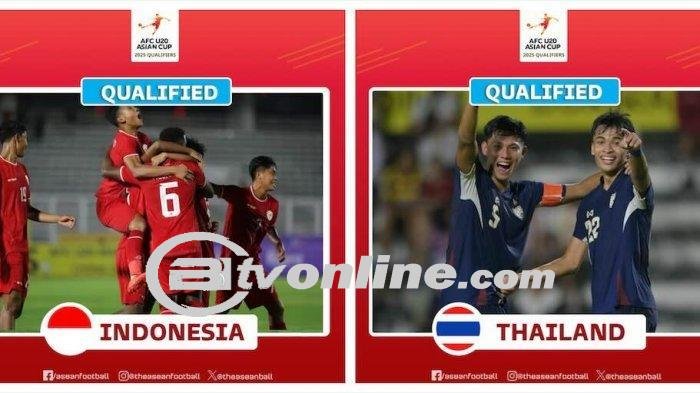 ASEAN Hanya Diwakili Indonesia dan Thailand, Vietnam dan Malaysia Gagal ke Piala Asia U-20 2025
