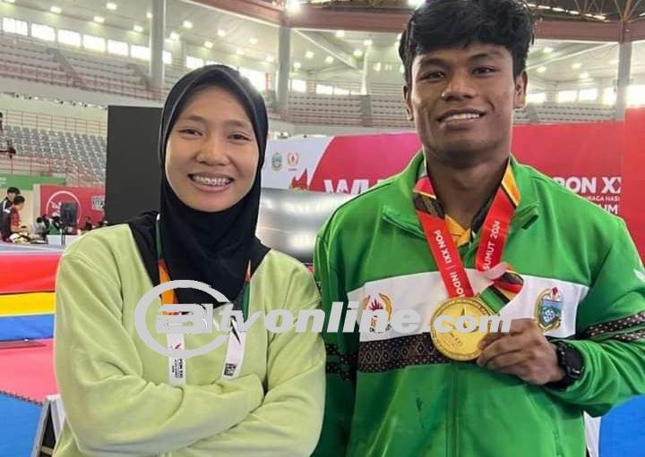 Samuel Marbun Asal Humbahas Raih Medali Emas PON XXI ACEH-SUMUT