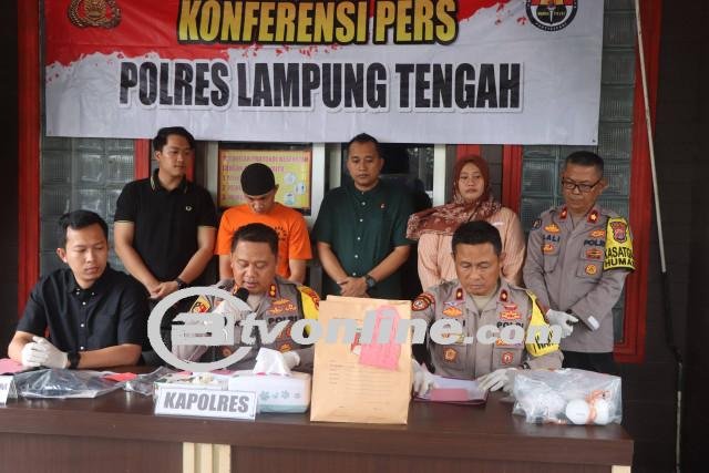 Suami Tembak Istri di Lampung Tengah: Polisi Amankan Pelaku dan Barang Bukti
