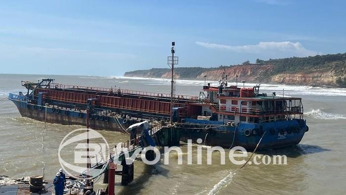 KKP Amankan Kapal Maling Pasir Laut Lagi di Bengkulu, Tindak Lanjut Penegakan Hukum Sumber Daya Kelautan