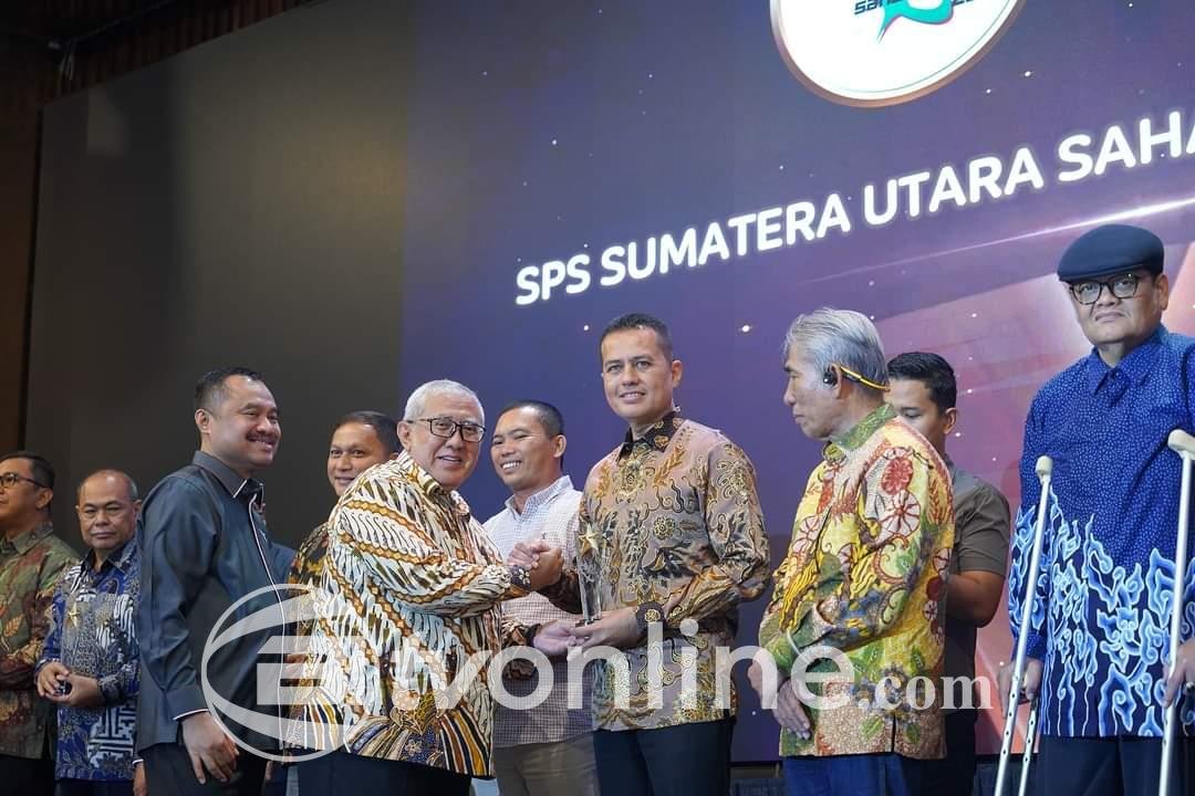 H. Musa Rajeksha Terima Penghargaan Anugerah Sahabat Pers 2024, Apresiasi SPS Sumut sebagai Pilar Kebebasan Pers