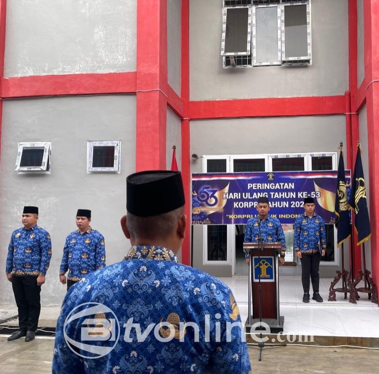 Lapas Lubuk Pakam Peringati HUT KORPRI ke-53, Sangapta Surbakti Tekankan Pentingnya Netralitas ASN