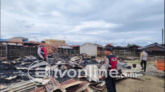 Kebakaran Hanguskan Pajak Singa Kabanjahe, Kerugian Capai Rp70 Juta