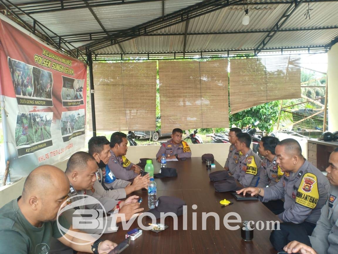Polsek Sungai Gelam Tinjau 3 TPS Rawan di Pilkada Serentak 2024 Muaro Jambi