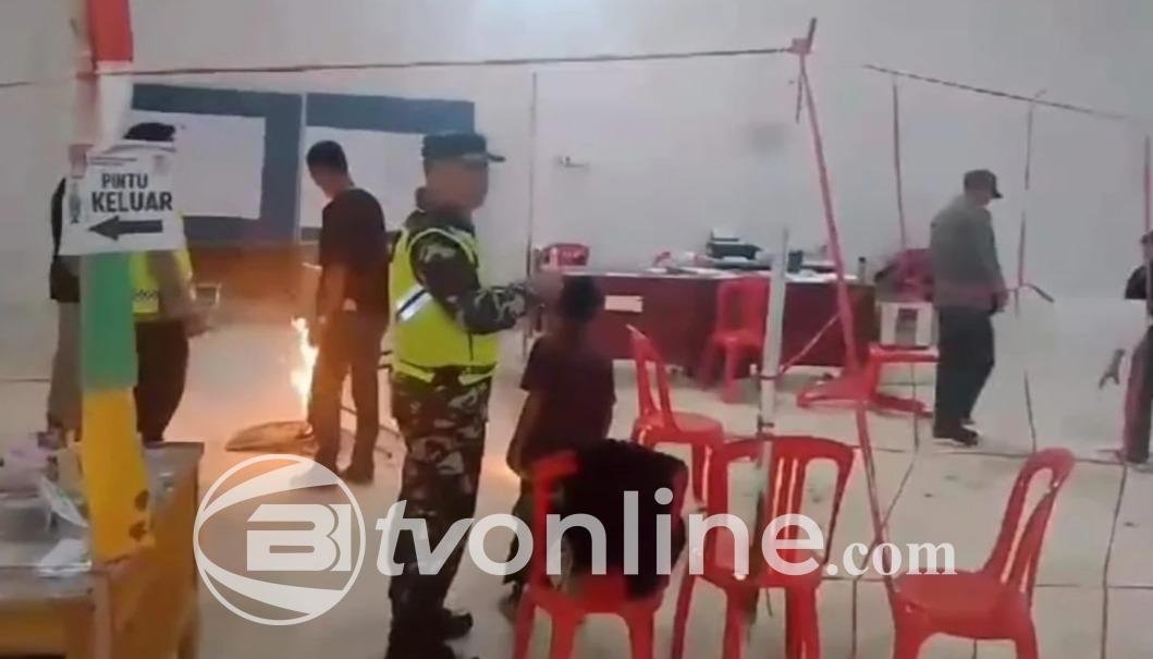 KPU Tangani Kasus Pembakaran Kotak Suara di Jambi, Pemungutan Suara Ulang Akan Dilakukan