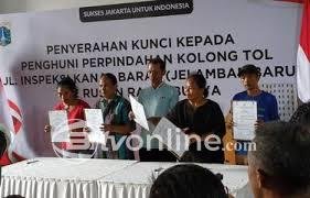 Pemprov DKI Relokasi 139 Warga Kolong Tol ke Rusunawa Layak Huni