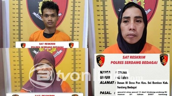 Polisi Gerebek Rumah Penampungan PMI Ilegal dan WNA di Serdang Bedagai, 40 Orang Diamankan!