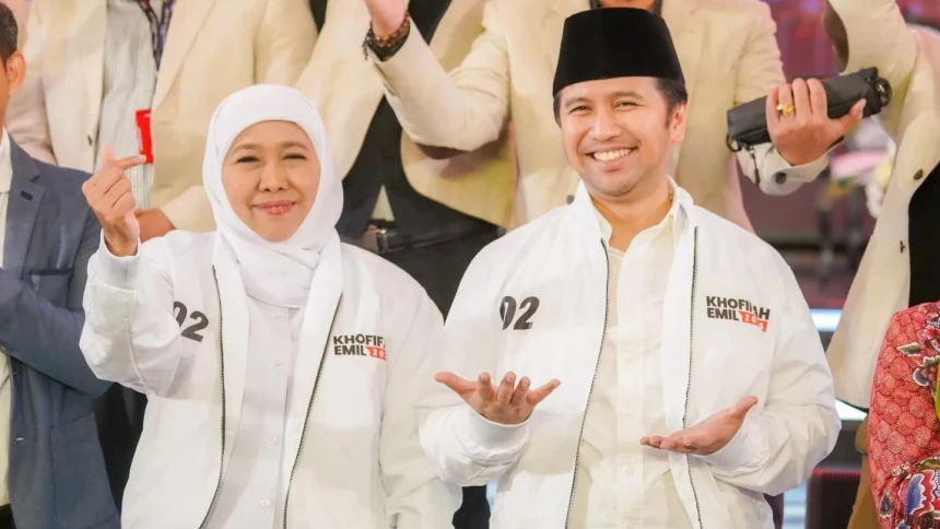 Khofifah-Emil Unggul Sementara dengan 60,41 Persen di Pilgub Jawa Timur 2024