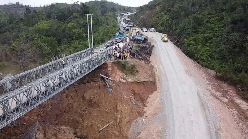 Uji Coba Trase Baru Jalan Lintas Riau-Sumbar di Tanjung Alai Dimulai dengan Sistem Buka Tutup