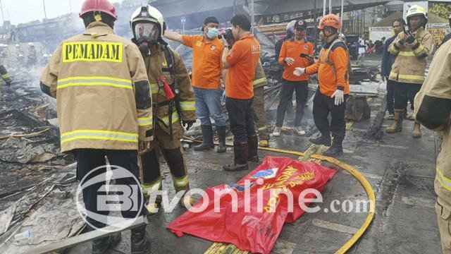 Tidak Bisa Lari , Pria Stroke Tewas Terjebak Kebakaran di Jalan Salemba Raya, Jakarta Pusat