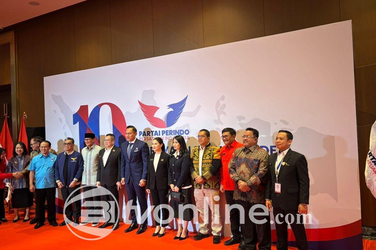 Tokoh Politik Hadiri HUT ke-10 Partai Perindo di Jakarta, Dimeriahkan Kehadiran AHY, Sandiaga, dan Djarot