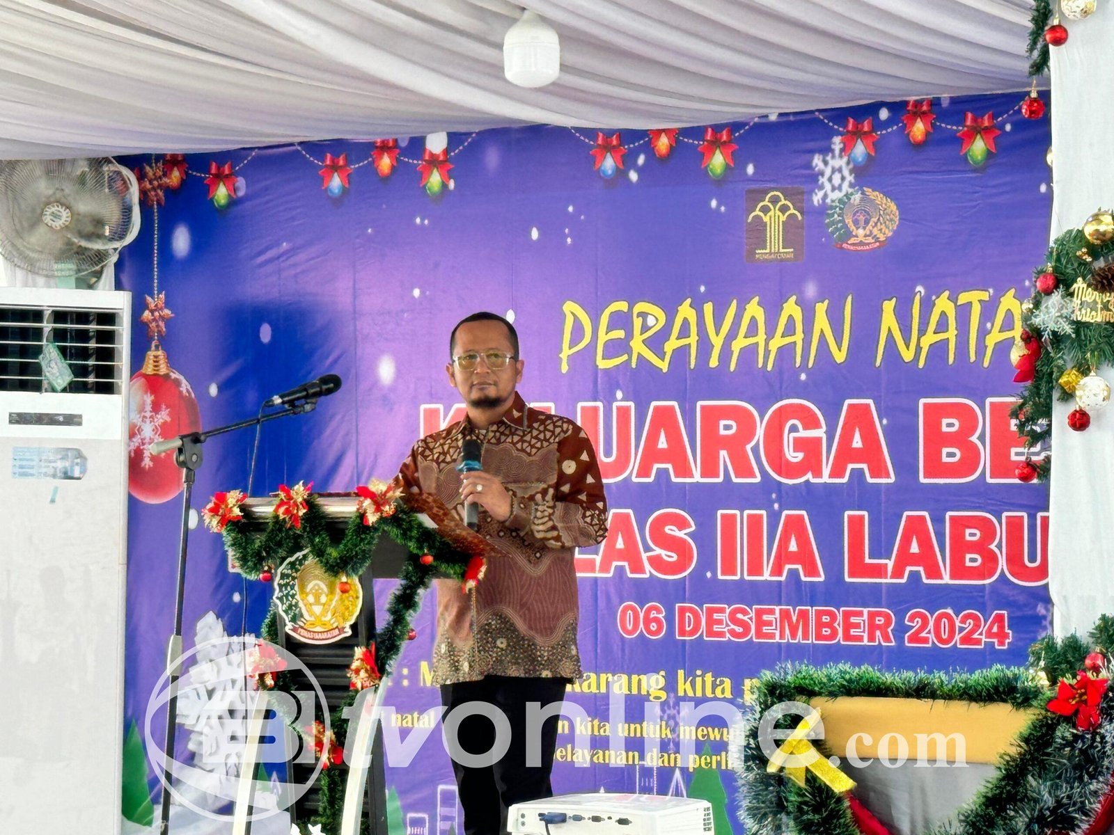 Kanwil Kemenkumham Sumut Gelar Natal Berkesan di Lapas Labuhan Ruku