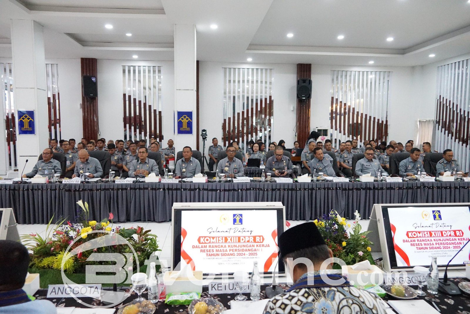 Kalapas Labuhan Ruku Dukung Transisi Keimigrasian dan Pemasyarakatan dalam Kunjungan Kerja Reses DPR RI di Kanwil Kemenkumham Sumut