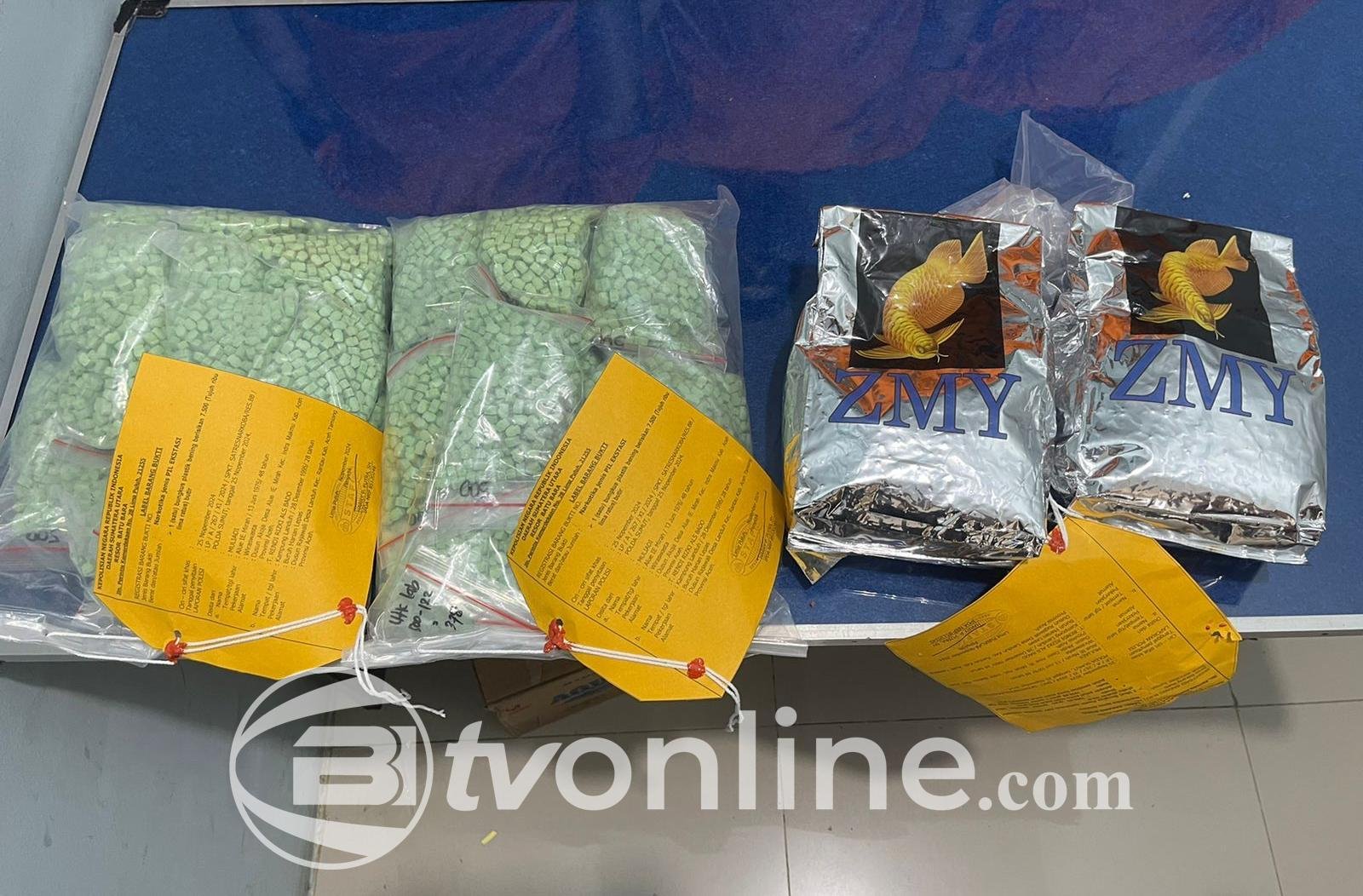 Polres Batu Bara Tangkap Tiga Tersangka Peredaran 2 Kg Shabu dan 15.000 Butir Pil Ekstasi