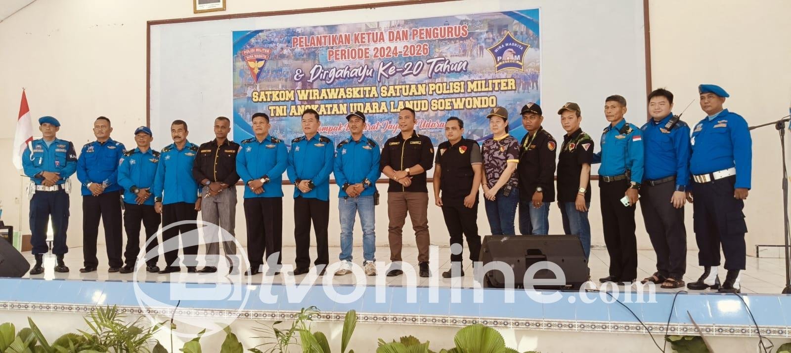 PELANTIKAN PENGURUS DAN SYUKURAN HUT KE 20 SATKOM WIRA WASKITA POM AU LANUD SOEWONDO