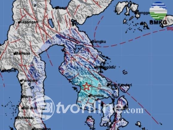 Gempa M 4,9 Guncang Kolaka Timur, BMKG: Akibat Aktivitas Sesar Kolaka