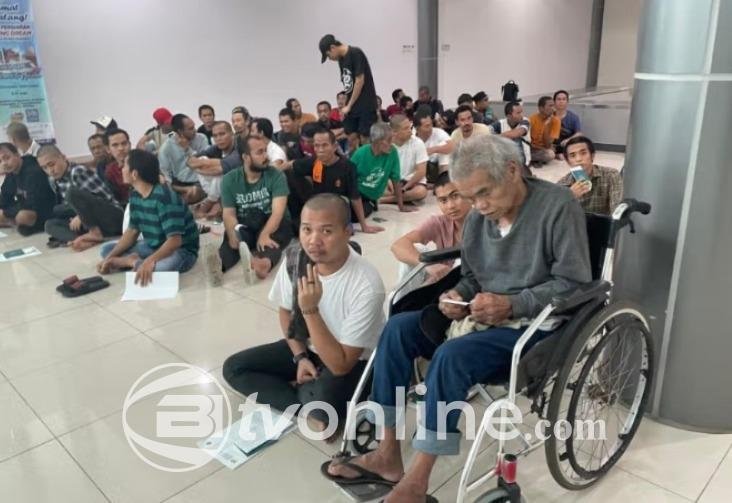 108 Pekerja Migran Indonesia (PMI) Dideportasi dari Malaysia, Tiba di Dumai