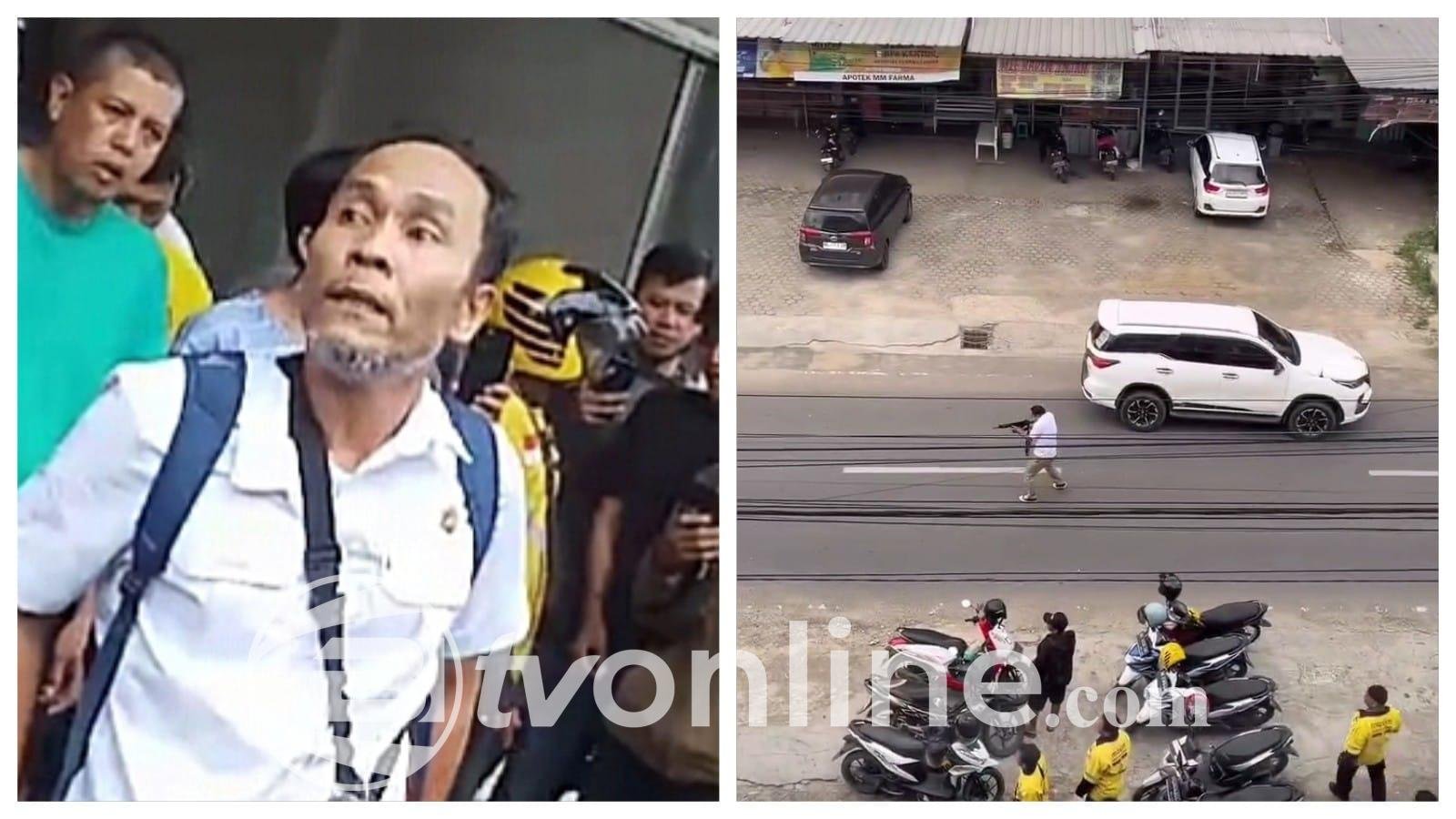 Bripka Agus Simanjuntak Baku Tembak dengan Begal Bersenjata di Bandar Lampung, Satu Pelaku Ditembak