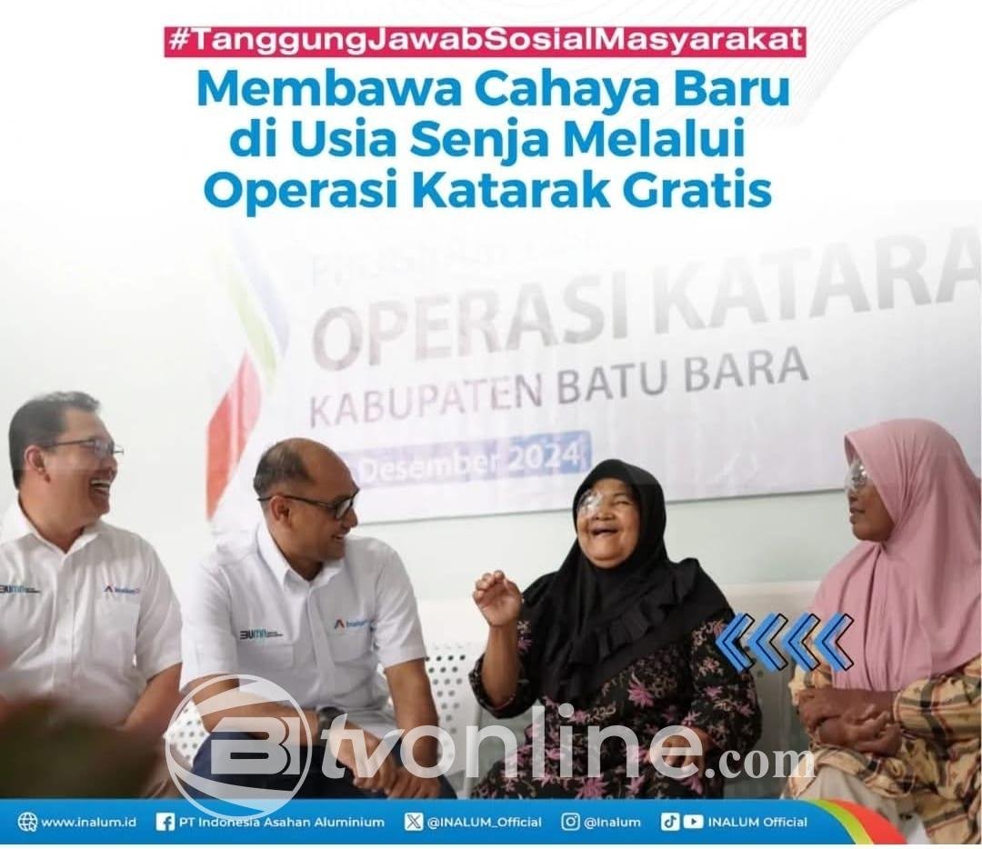 INALUM Rayakan HUT ke-49 dengan Gelar Operasi Katarak Gratis, Bantu Lansia Kembali Melihat