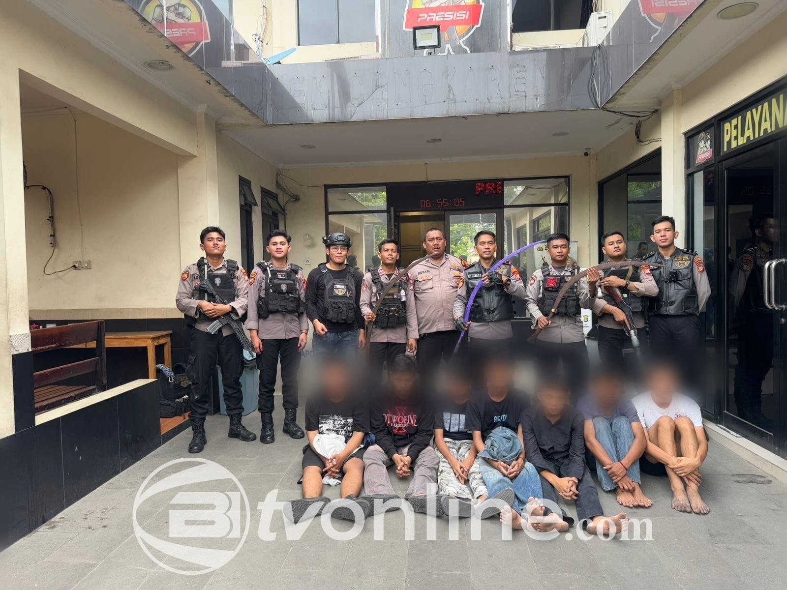 Usai Perayaan Tahun Baru, 7 Remaja Bersenjata Tajam Diamankan di Cengkareng