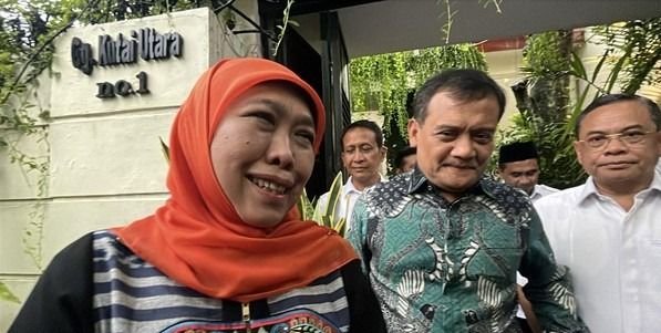 Gubernur dan Wakil Gubernur Jateng dan Jatim Sowan ke Presiden Jokowi di Solo, Bahas Penguatan dan Dukungan Program Pemerintah