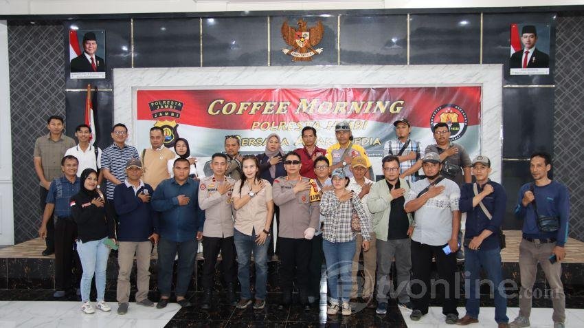 Polresta Jambi – Awak Media Coffe Morning