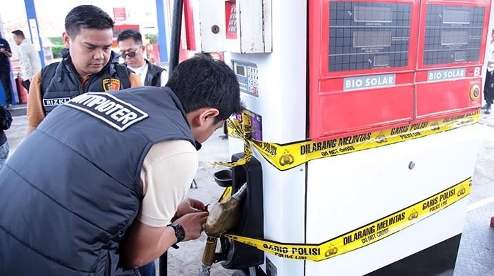 Polri Ungkap Kecurangan Pengelola SPBU Sukabumi yang Curangi Konsumen dengan Alat Tambahan di Dispenser Pompa