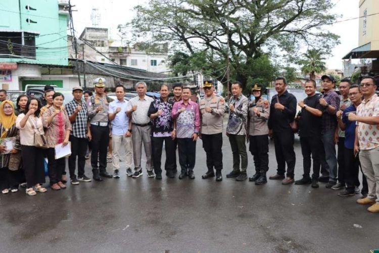 Kapolrestabes Medan Pimpin Pengecekan Harga dan Stok Bahan Pokok Jelang Ramadhan