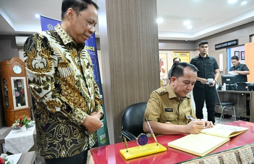 Lewat Radio, Pj Gubernur Agus Fatoni Sampaikan Apresiasi dan Keunggulan Sumut