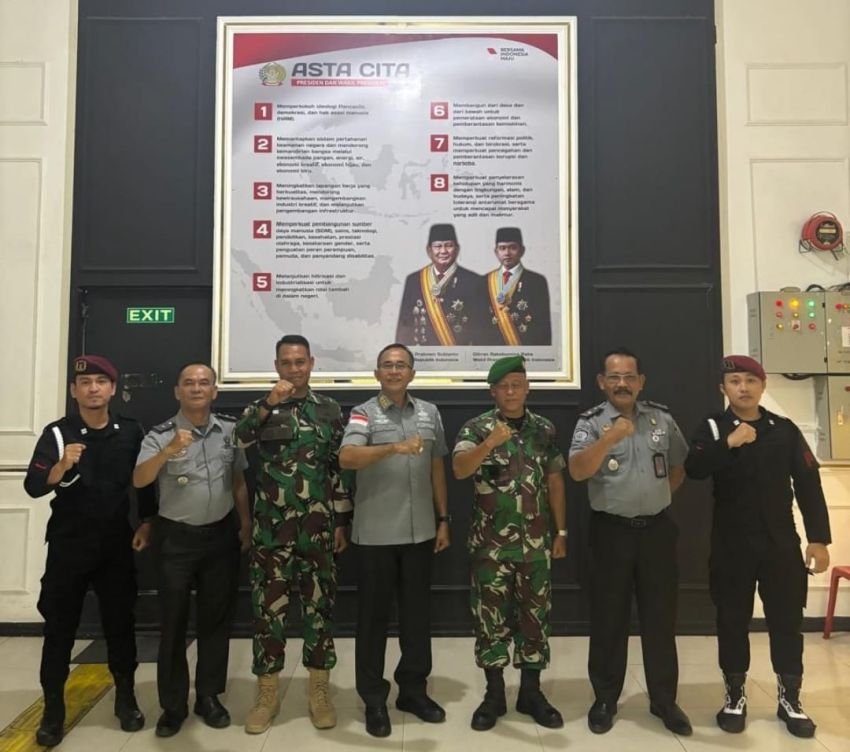 Kalapas Labuhan Ruku Sambut Koordinasi dan Kunjungan Danramil 04/Talawi