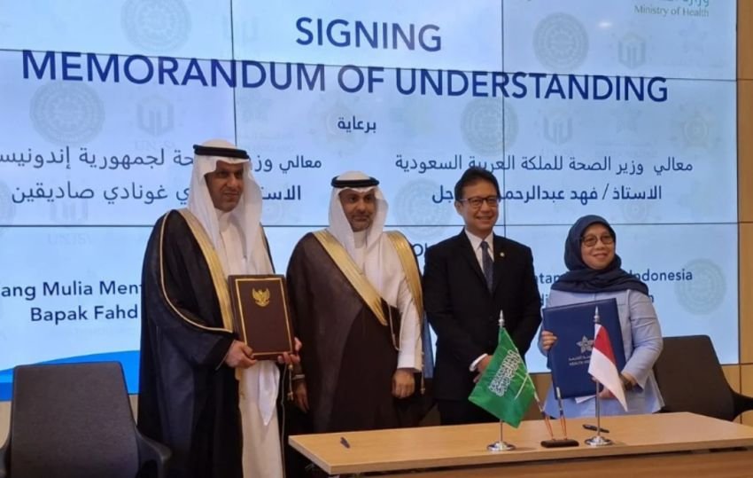 Kemkes RI dan Kementerian Kesehatan Arab Saudi Tandatangani MoU untuk Penguatan SDM dan Sertifikat Vaksin Digital