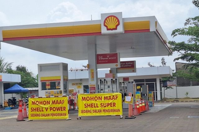 Kekosongan Stok BBM di SPBU Shell Jakarta