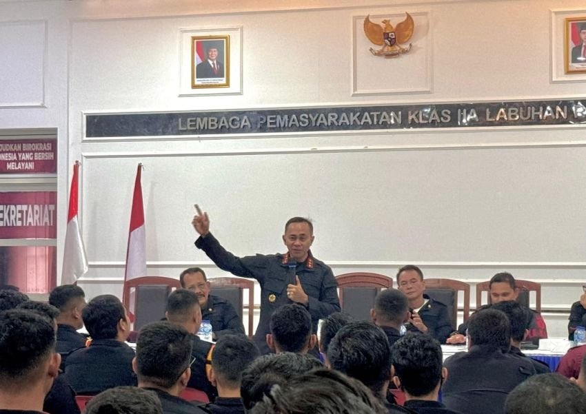 Perkuat Tusi Pengamanan, Kalapas Pimpin Rapat Dinas Pengamanan