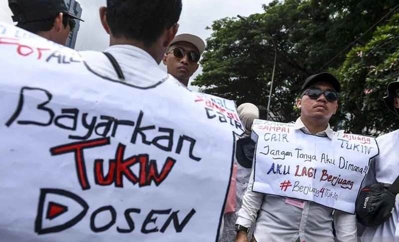 Tuntutan Dosen ASN: Aksi Massa di Jakarta, Tukin 2020-2024 Harus Segera Cair!