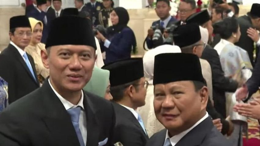 Presiden Prabowo Singgung Potensi AHY Jadi Presiden, Sebut Bisa Bersanding atau Bersaing dengan Gibran