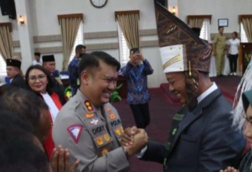 Kapolres Simalungun Hadiri Rapat Paripurna DPRD Simalungun, Bentuk Dukungan terhadap Pemerintahan Daerah yang Demokratis